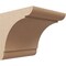 Ekena Millwork 11"W x 11"D x 11"H Wide Olympic Rough Cedar Woodgrain TimberThane Corbel, Primed Tan CORUR11X11X11OLYRCPR - alternate 1